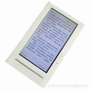 7-inch E-Book Reader with 2GB Flash Built-in Memory, Supports Picture and Music